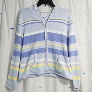 Sonoma zip front cardigan-large